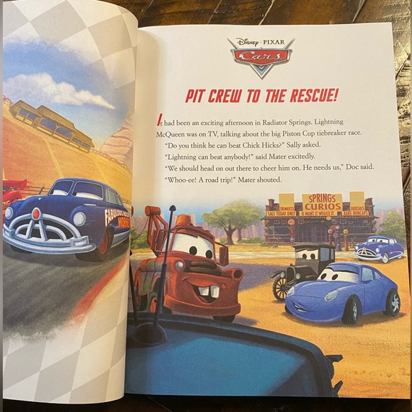 NEW Disney Pixar 5 Minute Racing Stories - Picture 3 of 3